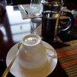 スパリゾート エグゼス - ビュッフェなのに珈琲も持ってきてくれます