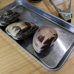 牡蠣小屋 住吉丸 - はまぐり3個