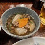 郷土酒亭 元祖 炉ばた - お通し／芋煮