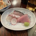 郷土酒亭 元祖 炉ばた - お通し／お造り