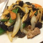 中国料理龍亭 - たまごと豚肉の炒め