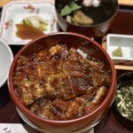 ひつまぶし名古屋備長 - 特上ひつまぶし(1.5尾 6,750円)
肝吸い･漬物付き