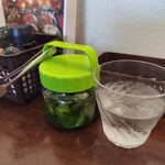 ビンゴ - サービスのお漬物（キュウリ）◎