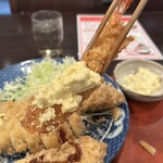 お食事処　萬揚げとん福天 - タルタルソース❗️