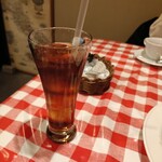 OSTERIA NAKANO - アイスティーで〆