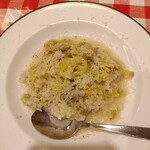 OSTERIA NAKANO - 野菜はちりめんキャベツ　サルシッチャ　パンチェッタ　玉ねぎだそうです