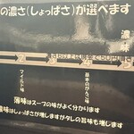 元祖一条流 がんこ総本家 分店 - 味の濃さ