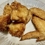 とみ笑 - もも骨無し醤油と　手羽先