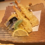 旬彩家 山治 - 海老天ぷら