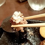 手作りハンバーグ工房Toshi - 山わさびを乗せて