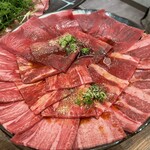 タン・シャリ・焼肉 たんたたん - たれ牛タン2種盛り