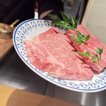 銀座 青天 - 黒毛和牛サーロイン(調理前)