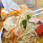 らい久 - みそバター野菜ラーメン 特大(200g)