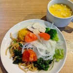 ビッグボーイ - 料理写真:サラダバー　ワタシの盛付け