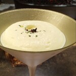 鉄板焼 grow - 季節のエスプーマ
