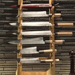 鉄板焼き いわ倉 - 高級そうな包丁