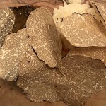 やまぐち - 蝦夷アワビのステーキ 山口県の松茸のリゾット