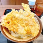 麺でぃ～ - 一応、フタにしてみますが
※かけうどんじゃないとムリですね⤴︎⤴︎