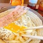 麺でぃ～ - 生玉子ではなく、温泉玉子の仕様☆