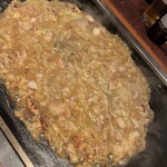 月島もんじゃ もへじ 本店 - 海鮮もんじゃに豚バラトッピング