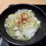 Tokyo Style Noodle ほたて日和 - 女将の気まぐれごはん『青麻婆豆腐』のごはん