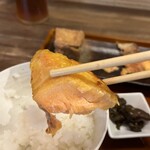 浅川料理店 - 鮭の西京焼き　アップ