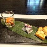 久右衛門邸 - 前菜3種