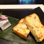 久右衛門邸 - ケークサレにお味噌のタレ