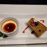 久右衛門邸 - シフォンケーキと和風プリン