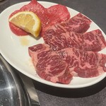 松阪牛一頭買い 大衆焼肉 松阪牛ホルモン - コースのハラミとタン塩