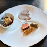 開化亭 - 前菜盛り合わせ