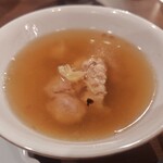 四川料理 巴蜀 - [2025年11月 訪問]スープ。鶏ももと貝柱。