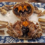 四川料理 巴蜀 - [2025年11月 訪問]上海蟹紹興酒漬け。