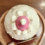 京かき氷 つみき - あわてんぼうのサンタ帽(真上から)