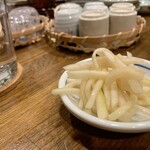 かっちゃ - 大根皮漬け（お通し）