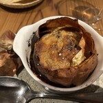キョウヤ クチーナ イタリアーナ - 丸ごと一つ玉ねぎを使用したお料理