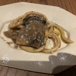 キョウヤ クチーナ イタリアーナ - ポルチーニとごんぶ太のパスタ
