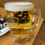 くら寿司 - ドリンク写真:生ビール