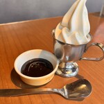 びっくりドンキー - 単品で注文した北海道ソフトクリームチョコ味