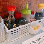 もつ焼きばん - 卓上調味料