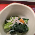 せんざん - シラスの和え物