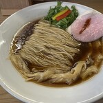 めん処 きよ洲 - 貝汁豚らぁめん醤油950円税込いわぎんアプリクーポンで大盛り無料！