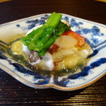 京料理 貴与次郎 - 蛸と蕪のゆず胡椒ゼリー