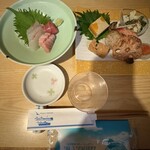 小料理 椿 - 先付と刺身