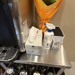 中華そば 政好 - ティッシュは冷水機右脇