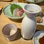 小料理 椿 - 日本酒はまんさくの花の1種