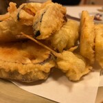 魚籠 - 野菜天盛り合わせ