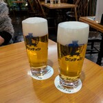 ランチョン - まずは生ビール