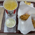 ケンタッキーフライドチキン - 料理写真:食べ比べセット+コールスロー