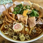 ムコウガワ製麺所 - 岩津ねぎラーメン(1.5玉)＋チャーシュー4枚